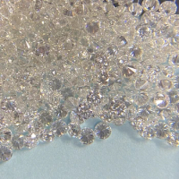 1carat / bag China lab grown synthetic Loose diamond stone 0.03 carat 2mm GH VS cvd diamond hpht diamond