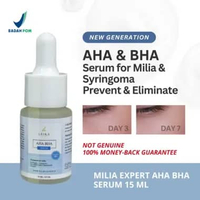 [SERUM] Leika Skincare Serum AHA BHA for MILIA & SYRINGOMA Effective Remove MILIA & SYRINGOMA 15ml s