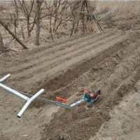 Agricultural Hand-drawn Plow Artificial Small-scale Ridge-lifting Farmland Fishing Shallower Plow Tiller Plow Plow Plow Plow