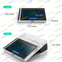 ECG Machine Medical AI Smart Electrocardiogram Wireless Price EKG Monitor Device Leads 18 12 Channel Portable