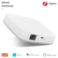 Tuya ZigBee Smart Gateway Hub Smart Home Bridge Smart Life APP Wired Remote Controller Works with Alexa Google Home