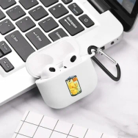 Cartoon Yellow Rat Charge Airpod Case Cool Earphone Cover for AirPods 2 3 Pro 2nd Generation Case Unique Gift for Boys Girls