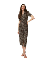 ชุดกระโปรง รุ่น DVF ZOEY DRESS สี CAMO LEOPARD