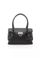 Salvatore Ferragamo Pre-Loved Salvatore Ferragamo Gancini Handbag leather black