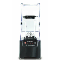 Manufacturer supply 800W 1000ML high speed smoothies heavy duty ice mixer commercial blender with noise cover