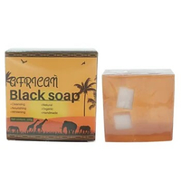 100g African Black Soap Natural Bath Body Skin Care Magic Beauty Moisturizing Shea Butter