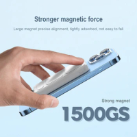 Power Bank 10000mAh Mini Magnetic Wireless Fast Charge Auto-wake For iPhone 15 14 13 Pro Max Magnetic Powerbank