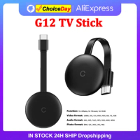 5G/2.4G Wireless WiFi Display Dongle Screen Mirroring 1080P HD TV G12 TV Stick for Chromecast 4K HD HDMI-Compatible Media Player