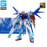 Bandai Genuine Gundam Model Kit RG Series 1/144 Build Strike Gundam Full Package RG System Image Color Anime Action Figure Toys