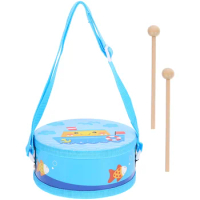 Children's Waist Drum Toy Percussion Instrument Hand Kids Drums Musical Toddler Toys For