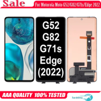 6.6'' Original AMOLED For Motorola Moto G52 G82 G71s LCD Display Touch Screen Digitizer Assembly For Motorola Edge 2022 LCD