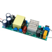 50W LED driver DC24-46V 1500mA Power Supply Constant current control Lighting transformer board with heat sink aluminum sheet