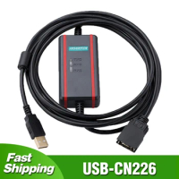 USB-CN226 Adapter For Omron CS/CJ CQMIH CPM2C Series PLC Programming Cable Communication Download Line