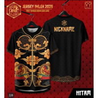 Jersey Imlek 2026 CNY short Sleeve T-Shirt Free TambahNama Logo Unisex A1