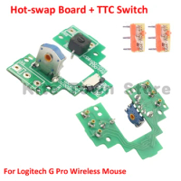 Mouse Hot-swap Motherboard Button Board + TTC Micro Switch Replacement for Logitech G Pro Wireless Gaming Mouse