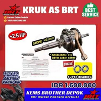 KRUK AS BRT VARIO 150 PCX 150 ADV 150 STROKE UP 6.0 MM GRATIS BUSI BRT ORIGINAL BRT FREE BERING + BU