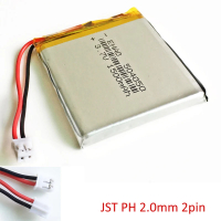 3.7V 1500mAh LiPo Rechargeable Battery 504050 with JST 2.0mm 2pin Plug For Mp3 DVD PAD Mobile Phone 