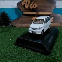 Diecast Miniatur Toyota Avanza putih skala 1:43