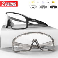 SCVCN Photochromic UV400 Outdoor Cycling Sunglasses for Men Sports Bike Glasses Driving Eyewear MTB Women Baseball Goggles