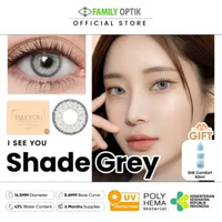 I See You Shade Grey Monthly Softlens Warna Bulanan -3.50