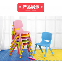 小坐椅子塑料靠背腳凳坐凳防滑凳。可愛馬卡龍色防滑靠椅安全可坐1入