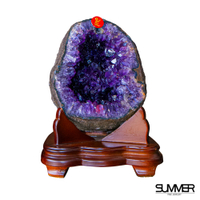 【SUMMER 寶石】5A頂級天然烏拉圭紫晶圓洞5.3KG(A173)