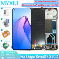 6.43" Original For OPPO Reno8 5G CPH2359 LCD Display Touch Screen Digitizer Assembly Replacement For OPPO Reno8 5G AMOLED LCD