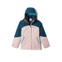 【Columbia 哥倫比亞】女童-Bugaboo™防水鋁點保暖兩件式外套-淺粉色(UWG11200LK/HF)