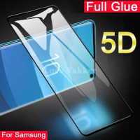 5D Full Glue Tempered Glass For Samsung Galaxy s10 e s10e s 10 plus lite full cover Screen Protector safety galaxi s10plus film