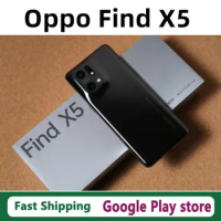 Original Oppo Find X5 Mobile Phone Wireless Charge Snapdragon 888 Face ID 6.55" AMOLED 120HZ 50.0MP Screen Fingerprint Update
