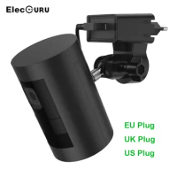 Adjustable Wall Mount for Ring Stick Up Cam Wired/Arlo Pro 2/Pro Camera with Quick Charge 3.0 Adapter,Outlet Holder Wall Bracket
