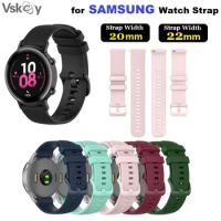 10PCS Smart Watch Strap for Samsung Galaxy Watch 6 Classic /5/5pro/4/3 /Active 2 Silicone Bracelet Watch Band 20mm 22mm