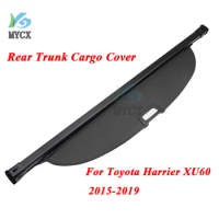 For Toyota Harrier XU60 2015 2016 2017 2018 2019 Rear Cargo Cover Trunk Shield Security Retractable Luggage Shade Accessories