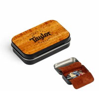 【Taylor】TLOP-2601 黑色彈片鐵盒 KOA蓋 內附9片PICK(吉他彈片)