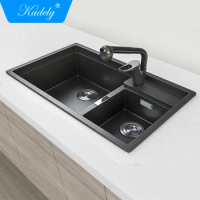 Kitchen appliances manufacturers double bowl granite kitchen sink