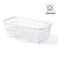Oxihom Oxihom K8021 Rak Pengering Piring Buah Sayur Plastik Dish Drain Basket