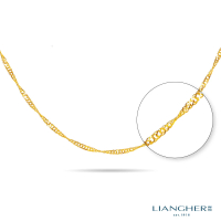 【良和時尚珠寶】黃金項鍊 水波鍊(金重:1.21錢 ±0.01)