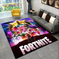 3D Game F-Fortnite Cartoon Rug Carpet for Living Room Bedroom Home Decor,Floor Mat Non-slip Decoration for Sofa Doormat Gift Kid