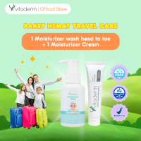 [BUNDLING HEMAT] Vitaderm Moisturizer Wash + Skin Barrier Cream Paket Lembut untuk Kulit Sensitif Ba