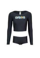 ARENA arena 女士泳衣 FLORAL 長袖防曬及短褲 兩件套裝