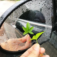 Best Selling 2pcs Car Rearview Mirror Protective Film Anti-Fog Transparent Car Window Rainproof Sticker Waterproof Glass Sticker