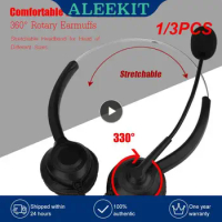 1/3PCS RJ9 Call Center Headset with Noise Cancelling Mic With Volume Adjustment &amp; Mute