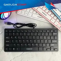 VOXY Keyboard Mini USB Kabel Laptop Mini Keyboard USB Warna Warni Pink Putih K1000 Pink