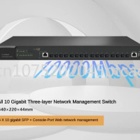 10gbps Switch 10g switch 10000mbps 10gb Ethernet Switch sfp+ 16 port 10GE Gigabit Switch Managed Network ST5016F optical