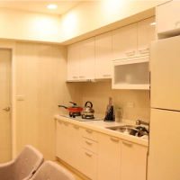 【MIDUOLI米多里】美好生活廚具（一字廚具／240公分／含三機設備+冰箱上櫃）(米多里設計)