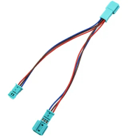 Auto LED Y Cable Blue 19cm 7.5in AC/Radio Adapter Ambient Light Cupholder For BMW F30 F31 F80 M3 Parts 1x Durable