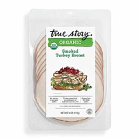 True Story Organic Smoked Turkey Breast USA, 170g