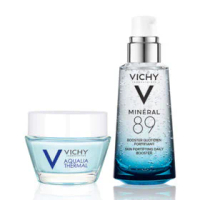 Vichy Bring Back Baby Face Set Buy 1 Get 1 Free [Mineral 89 50ml + Free! Aqualia Night Spa 15ml]