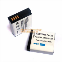 2Pcs/Lot Battery Pack DMW BLH7 DMW-BLH7 for Panasonic Digital Lumix Cameras DMC-GM1 GM1 DMC-GM5 GM5 DMC-GF7 GF7 DMC-GF8 GF8