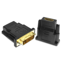 DVI 24+1 Male To HDMI-compatible Female Adapter Converter